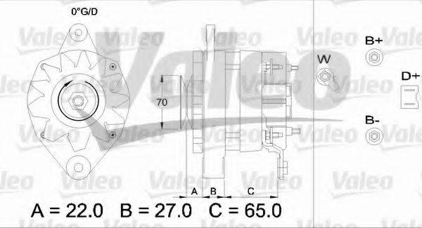 VALEO 433462 Генератор