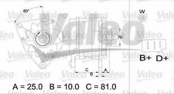 VALEO 436180 Генератор