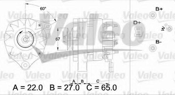 VALEO 436249 Генератор