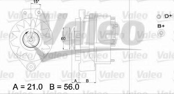 VALEO 436296 Генератор