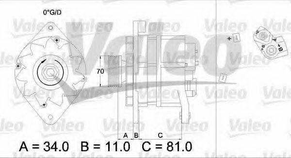 VALEO 436302 Генератор
