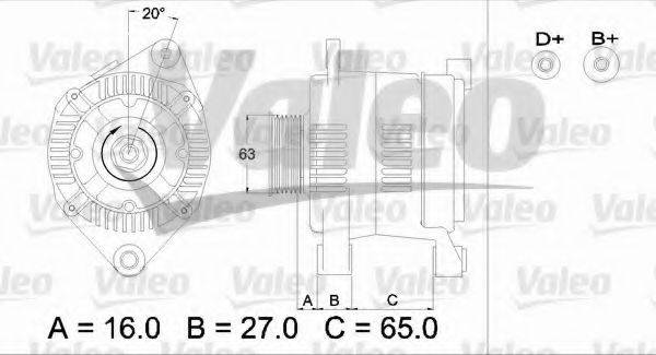 VALEO 436336 Генератор