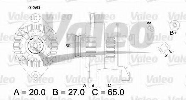 VALEO 436382 Генератор