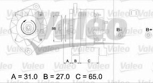 VALEO 436391 Генератор