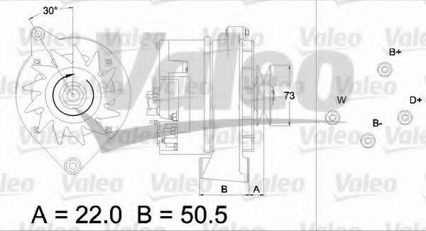 VALEO 436437 Генератор