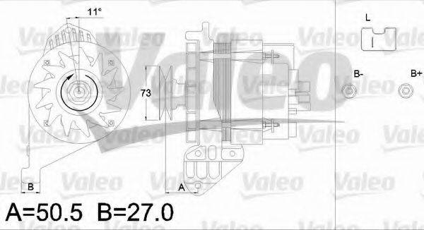 VALEO 436446 Генератор