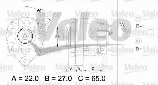 VALEO 436464 Генератор