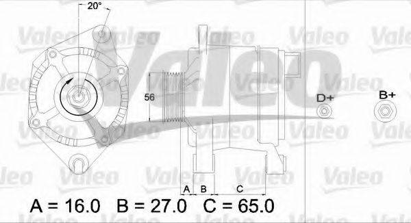 VALEO 436476 Генератор