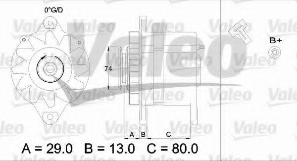 VALEO 436505 Генератор