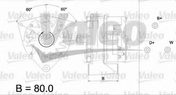 VALEO 436558 Генератор