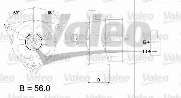 VALEO 436562 Генератор