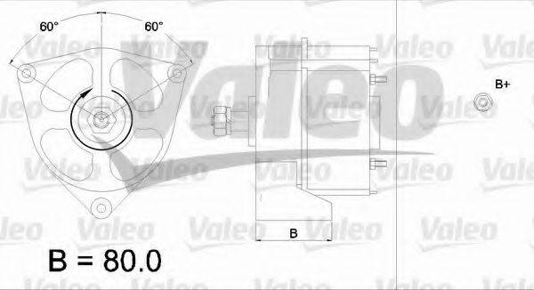 VALEO 436585 Генератор