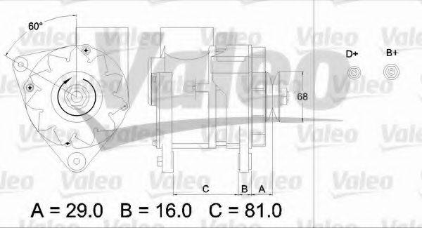 VALEO 436630 Генератор