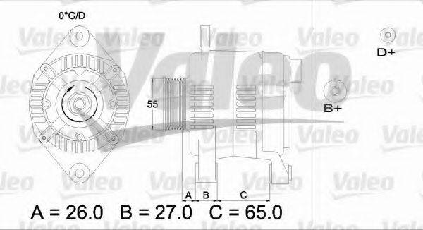 VALEO 436635 Генератор