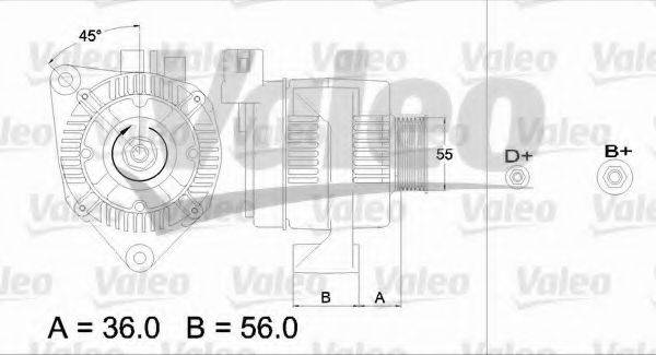 VALEO 436642 Генератор