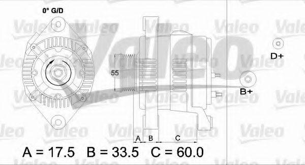 VALEO 436684 Генератор