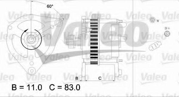 VALEO 436694 Генератор