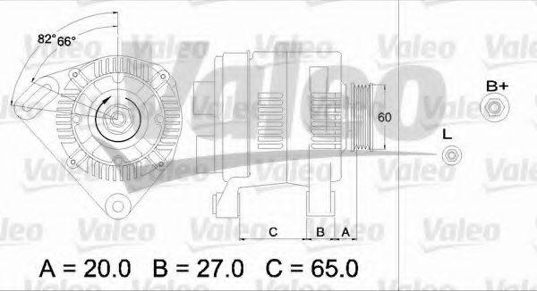 VALEO 436701 Генератор