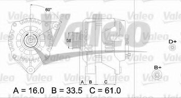 VALEO 436720 Генератор