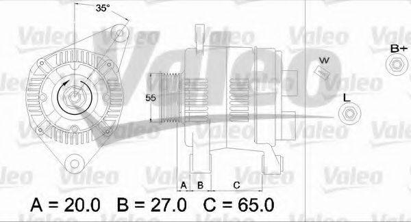 VALEO 436730 Генератор