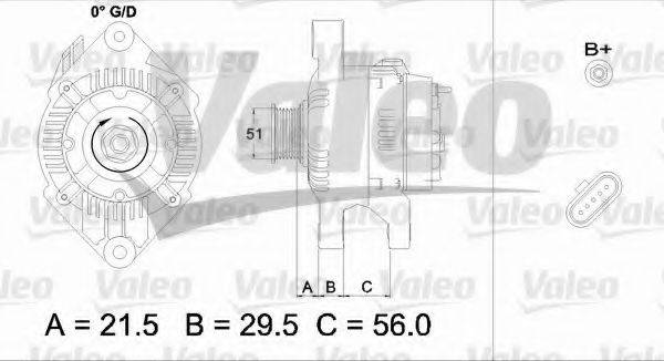 VALEO 436752 Генератор