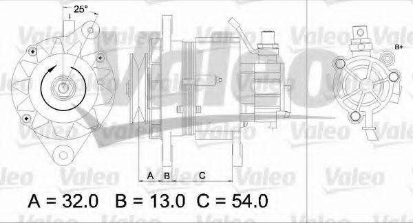 VALEO 437143 Генератор