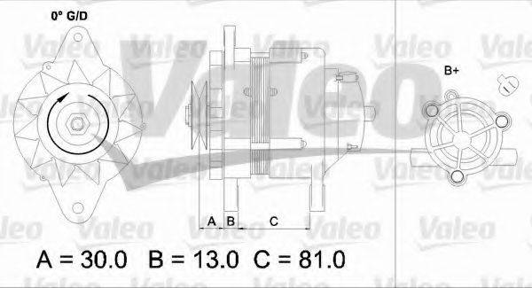 VALEO 437150 Генератор