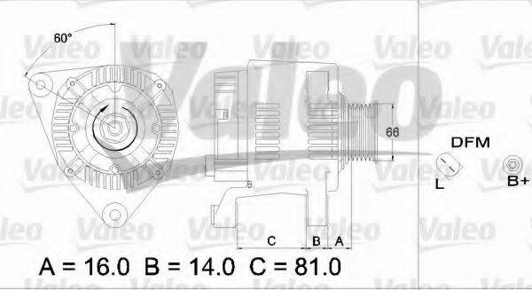 VALEO 437173 Генератор