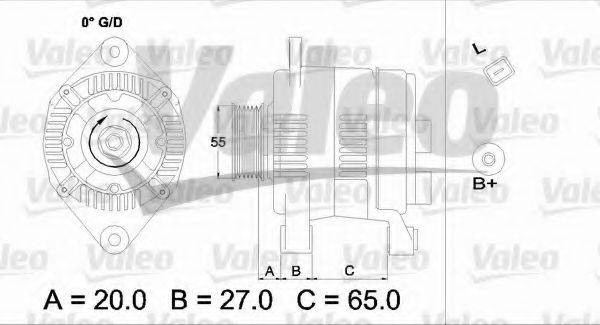 VALEO 437200 Генератор