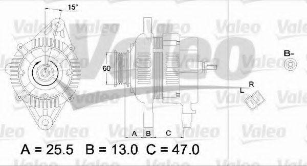 VALEO 437337 Генератор