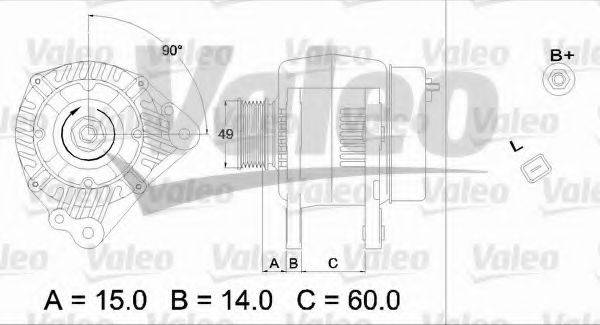 VALEO 437339 Генератор