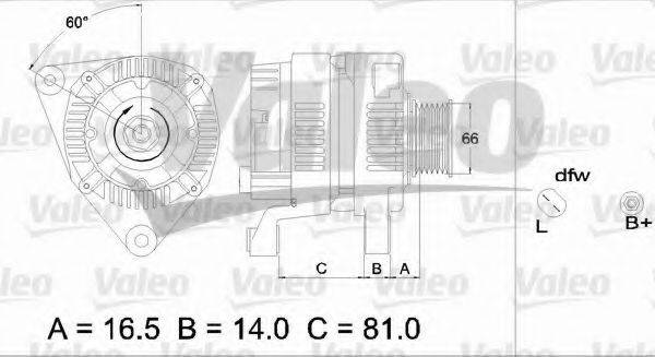 VALEO 437365 Генератор