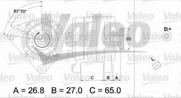 VALEO 437373 Генератор