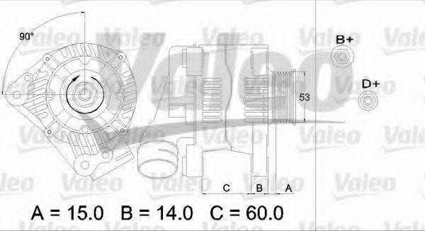 VALEO 437384 Генератор