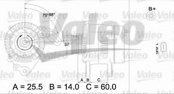 VALEO 437402 Генератор