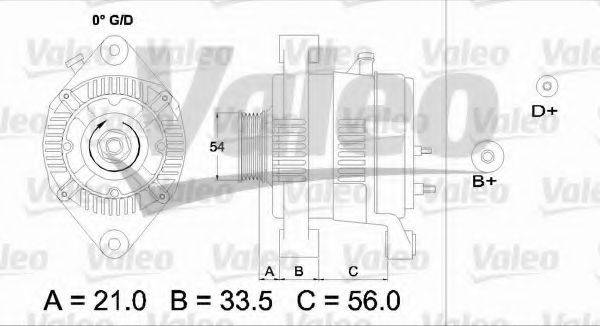 VALEO 437414 Генератор