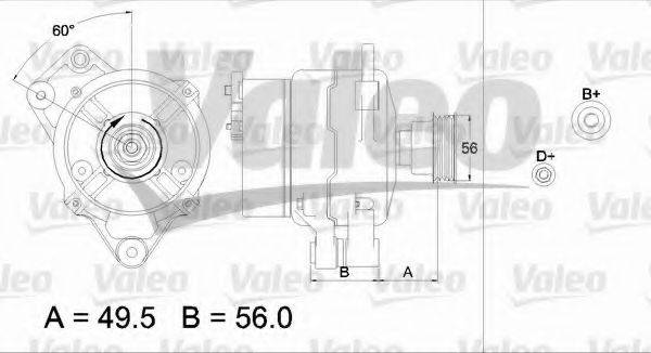 VALEO 437438 Генератор