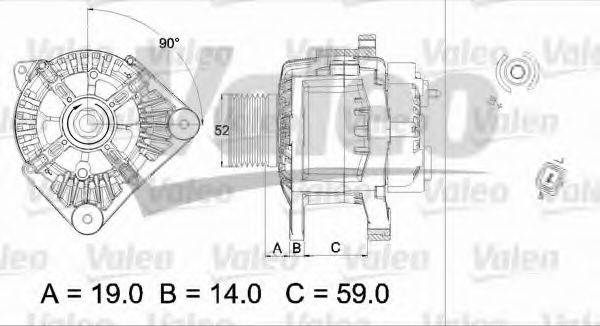 VALEO 437439 Генератор