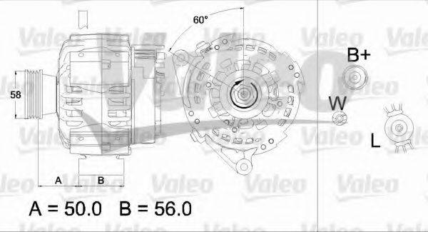 VALEO 437467 Генератор