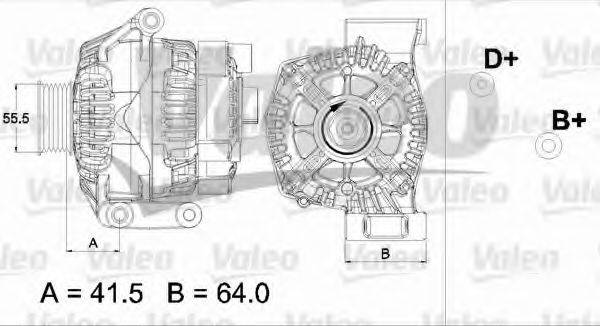 VALEO 437475 Генератор