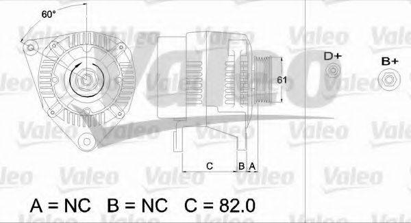 VALEO 437495 Генератор