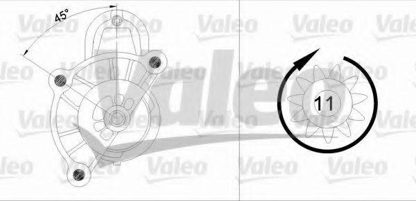 VALEO 455513 Стартер