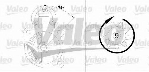 VALEO 455545 Стартер