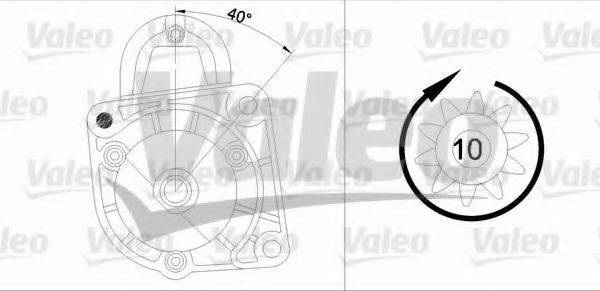 VALEO 455553 Стартер