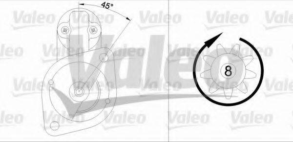 VALEO 455610 Стартер