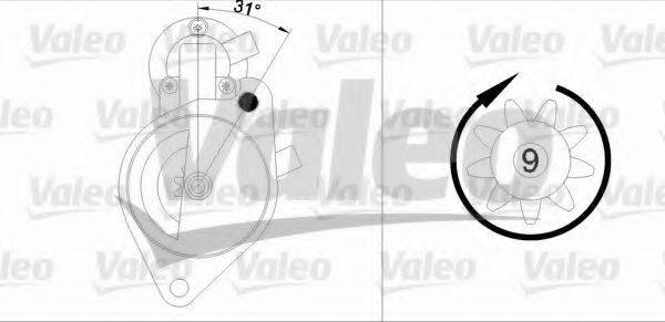 VALEO 455696 Стартер