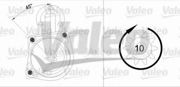 VALEO 455725 Стартер