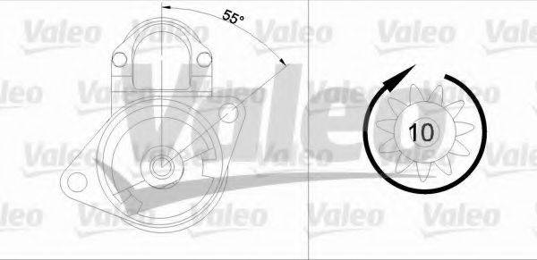 VALEO 455807 Стартер