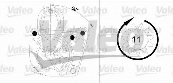 VALEO 455972 Стартер