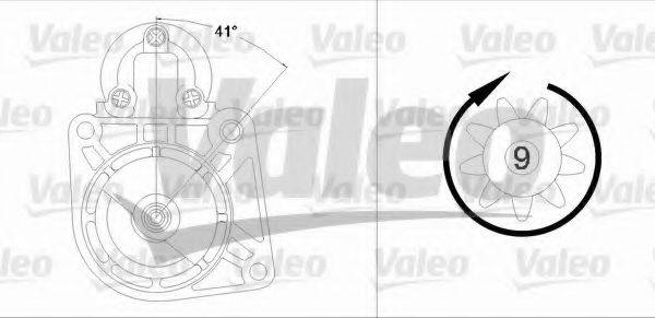 VALEO 458195 Стартер